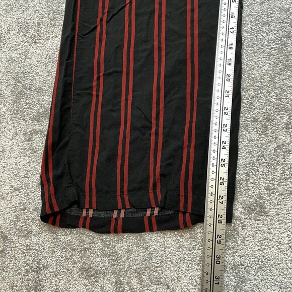 Torrid Paperbag Sweatpants Womens Plus Size 0 Red Black Striped Harem Soft 32x28 - Picture 6 of 10